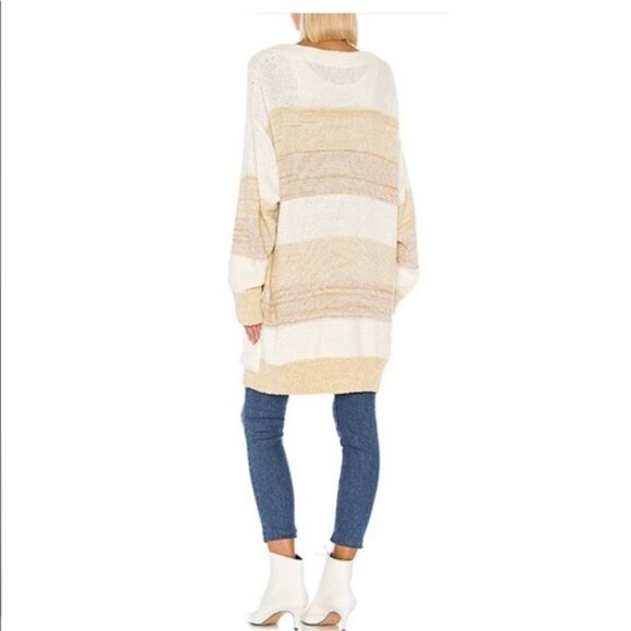 NWT Free People Southport Oversized Beach Cardigan - Picture 2 of 6